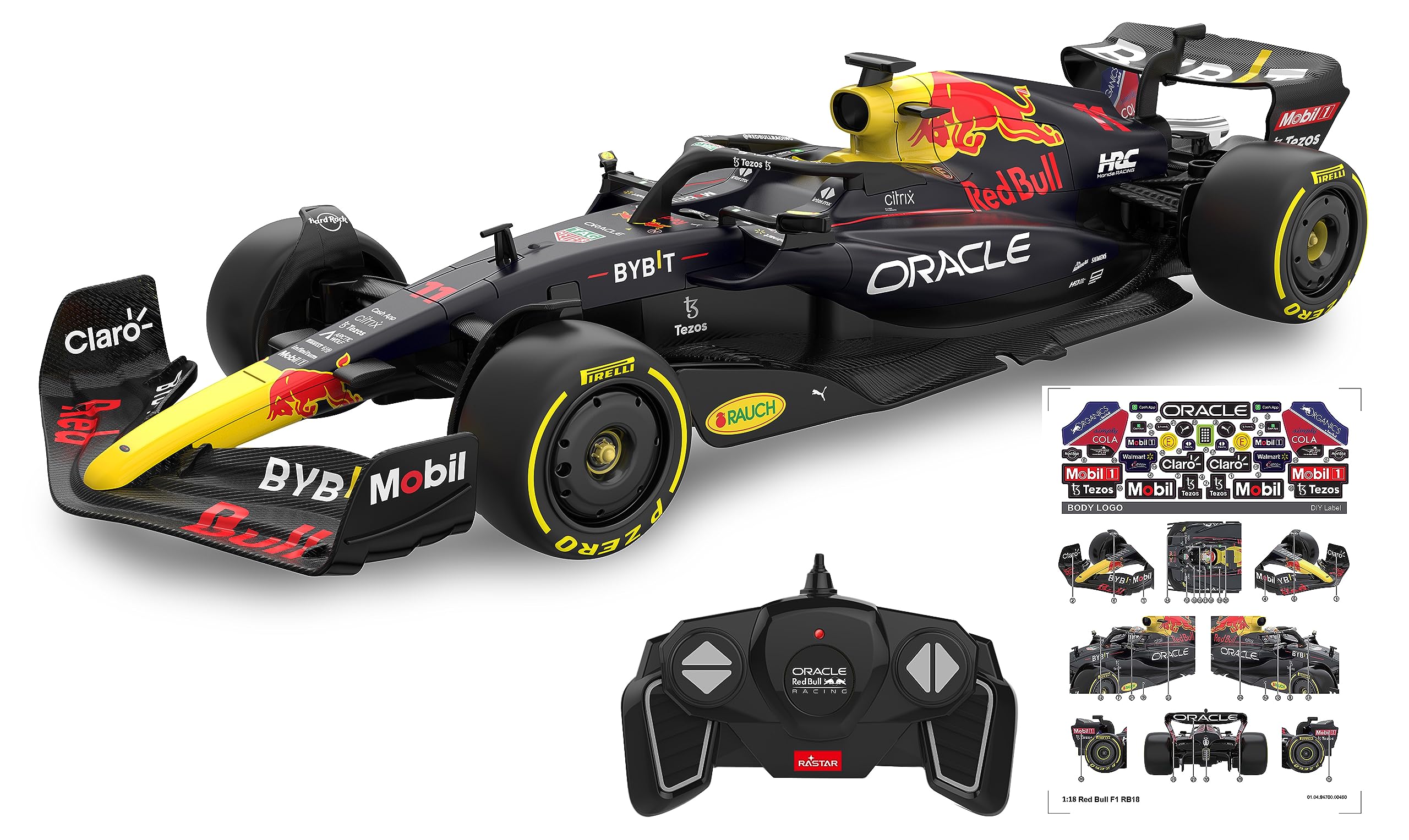 JAMARA Oracle Red Bull Racing RB18 1:18 2.4GHz - Faithful